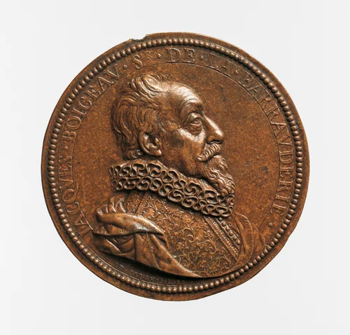 Portrait medal of Jacques Boyceau (obverse); Allegory of the Cycle of Life (reverse) by Abraham Dupré, metalwork, 1624