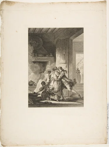 On ne s'avise jamais du tout, from "Contes et nouvelles en vers par Jean de La Fontaine. A Paris, de l'imprimerie de P. Didot, l'an III de la République, 1795" by Jean-Baptiste Patas, print, 1795