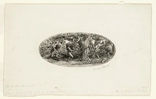 Plumpy Bacchus by Samuel Palmer, print, 1825-1881