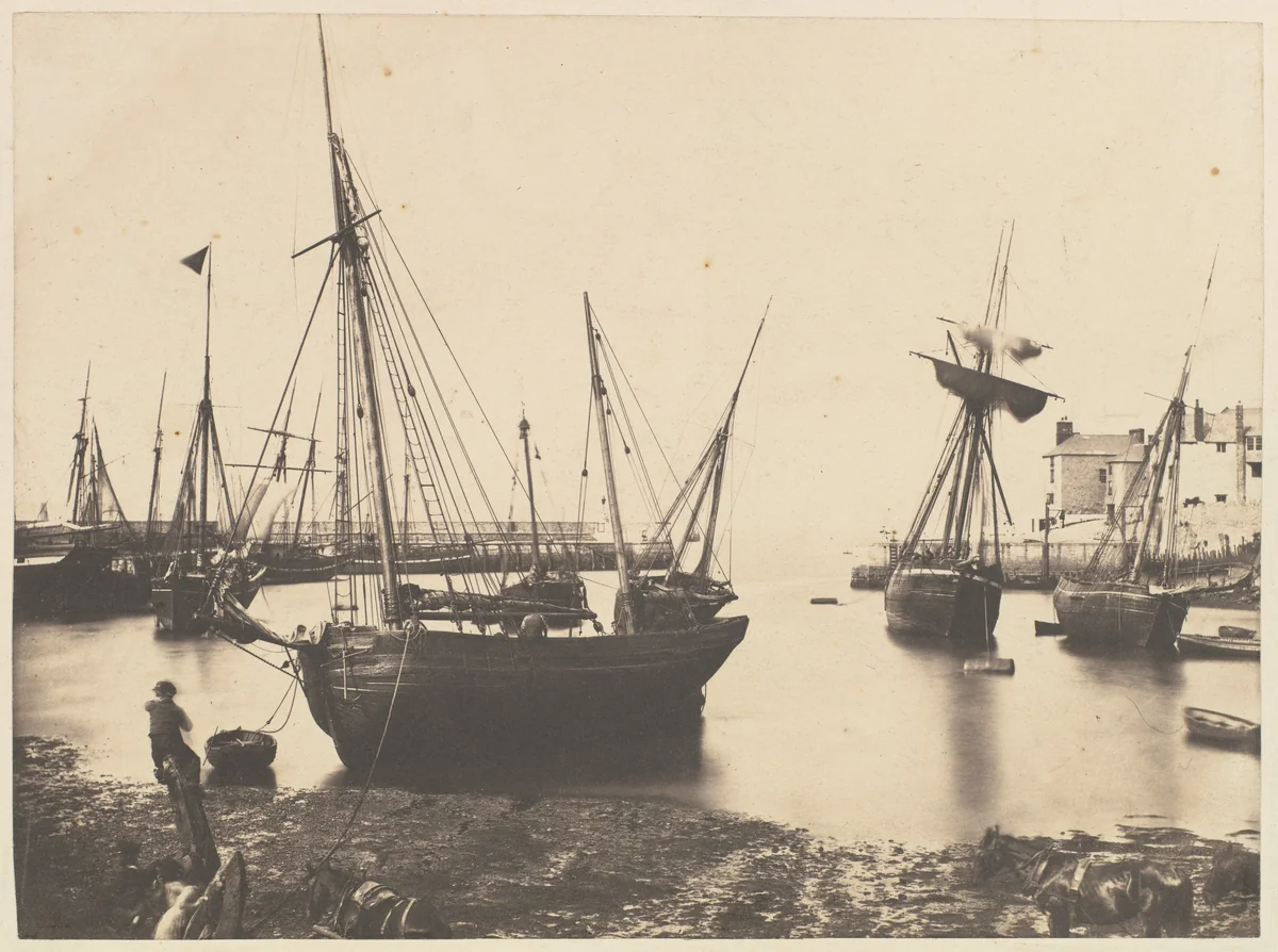 Harbor Scene by Thomas Sutton, photograph, 1850-1860