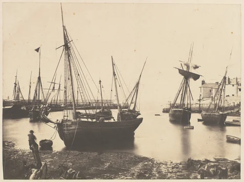 Harbor Scene by Thomas Sutton, photograph, 1850-1860