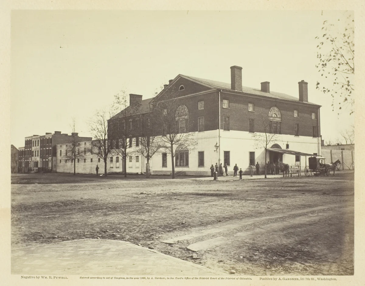 Old Capitol Prison, Washington by William R. Pywell, photograph, 1861-1865