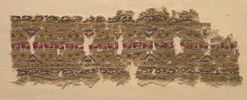 Fragment of Tiraz-Style Textile by Unknown, textile, 1101-1149