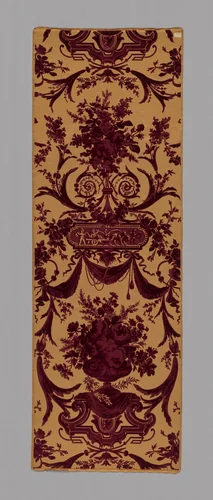 Panel by Mathevon et Bouvard, textile, 1860-1880