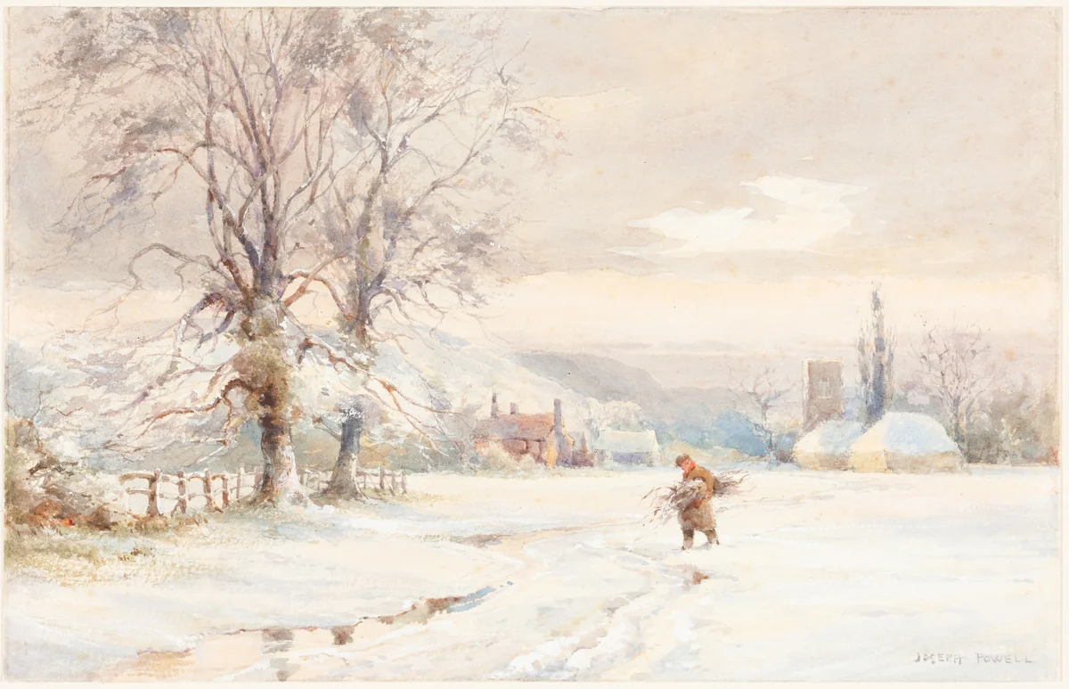 Winter by Joseph Rubens Powell, drawing, 1791-1895