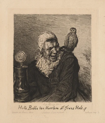 Hille Bobbe by Léopold Flameng, print, 1864-1874