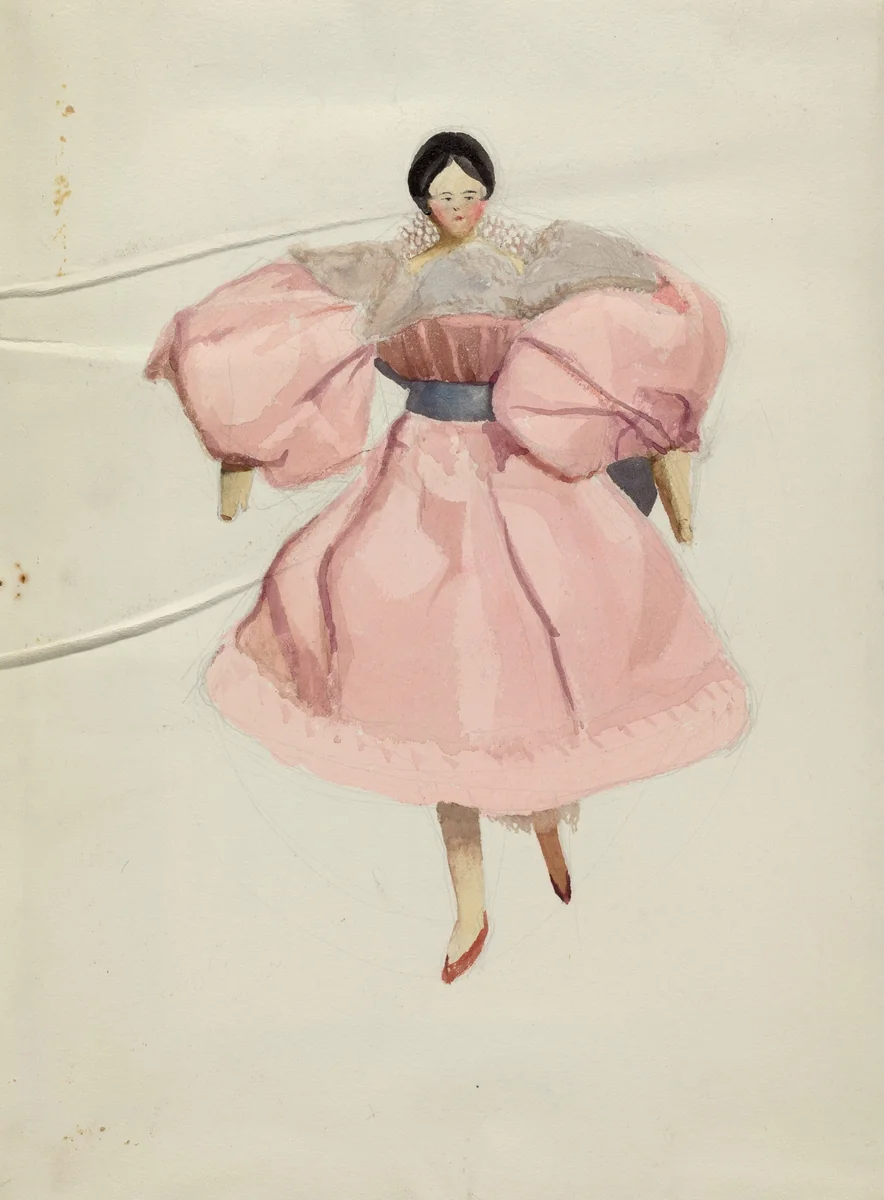 Doll by Kapousouz, index of american design, 1936