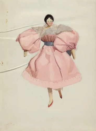 Doll by Kapousouz, index of american design, 1936