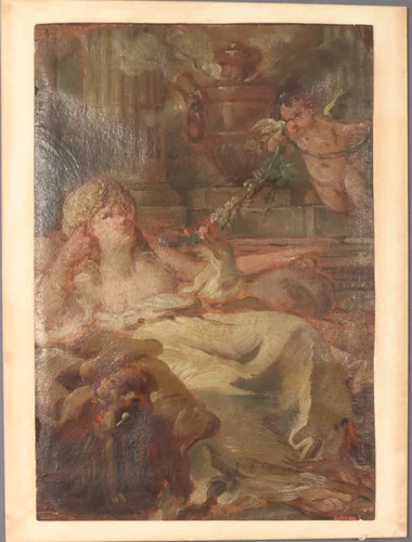 Allegory of Smell by Joseph-Marie Vien, painting, 1700-1799