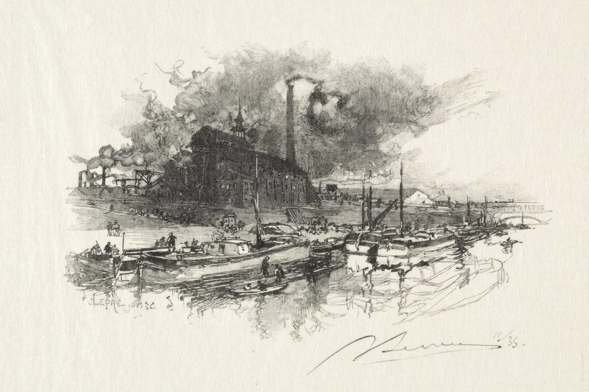 Javel by Auguste Louis Lepère, print, 1886