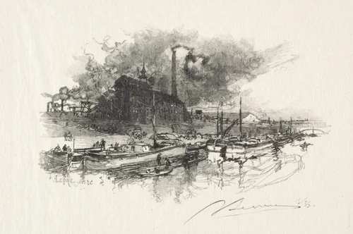 Javel by Auguste Louis Lepère, print, 1886