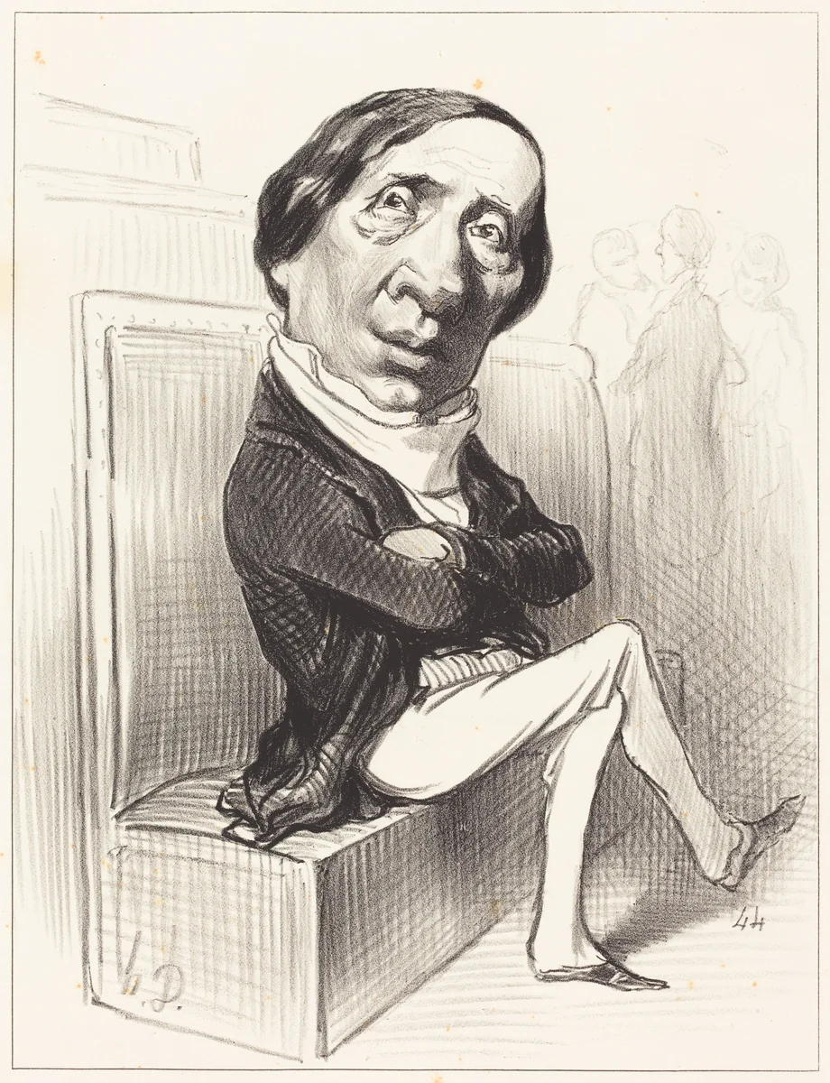 Charles Dupin by Honoré Daumier, print, 1849
