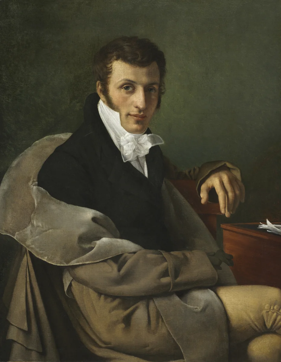Self-Portrait by Joseph Paelinck, painting, 1807-1817
