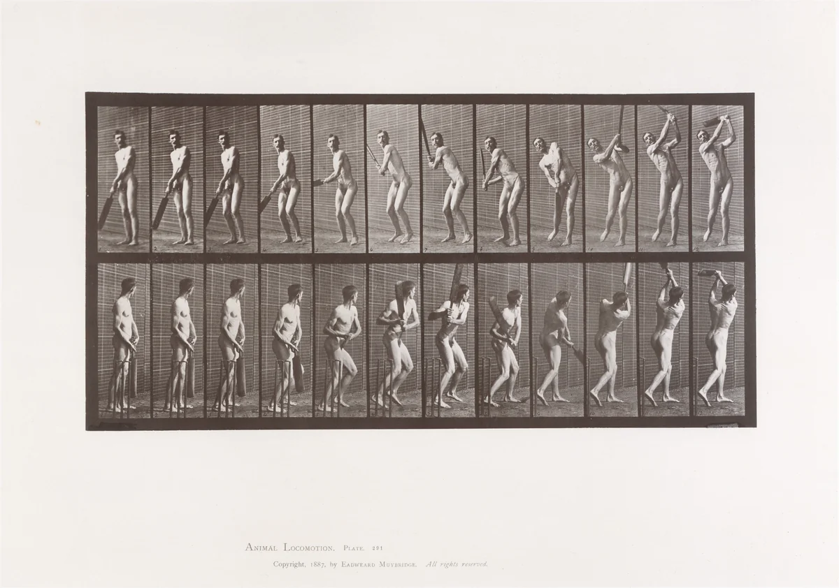 Animal Locomotion. An Electro-Photographic Investigation of Consecutive Phases of Animal Movements. Commenced 1872 - Completed 1885. Volume II, Men (Nude) by Eadweard Muybridge, book, 1880-1889