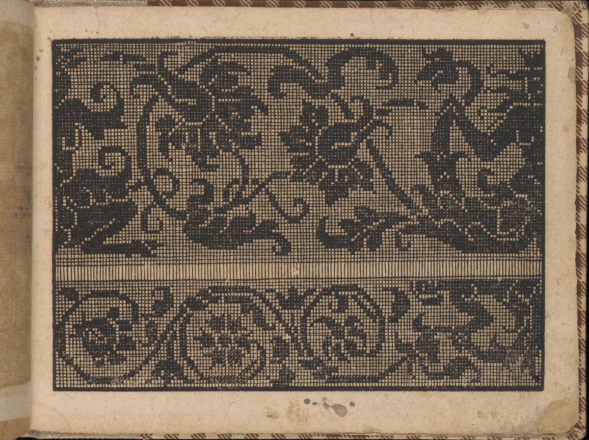 New Künstlichs Modelbuch (Page 6 recto) by Bernhard Jobin, book, 1600