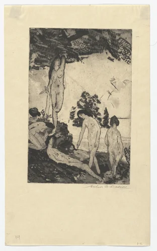 By the Sea by Arthur B. Davies, print, 1919