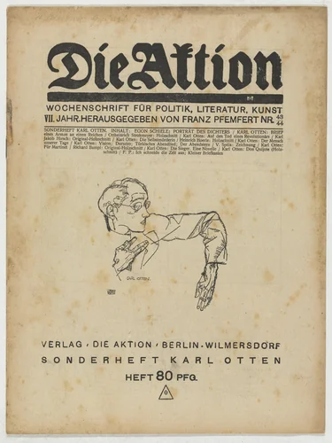 Die Aktion, vol. 7, no. 43/44 by Ottheinrich Strohmeyer, Karl Jacob Hirsch, Heinrich Hoerle, Richard Bampi, Karl Otten, periodical, 1917