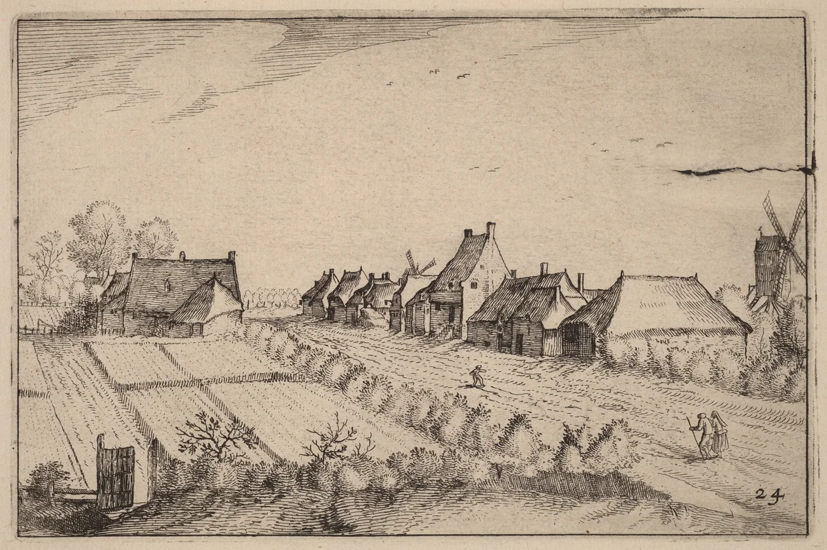 Fields and a Road by Claes Jansz Visscher
Johannes van Doetechum the Elder
Lucas van Doetechum
Master of the Small Landscapes, print, 1612