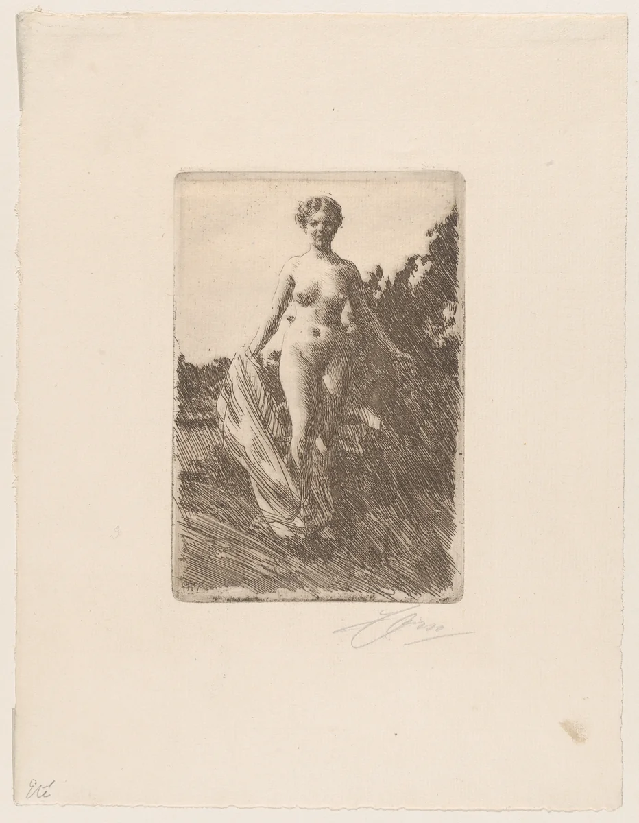 Summer by Anders Zorn, print, 1907