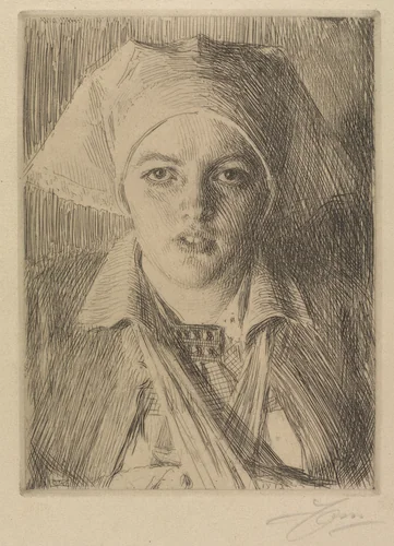 Gulli II by Anders Zorn, print, 1918