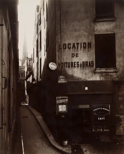 Rue des Chantres by Eugène Atget, photograph, 1923