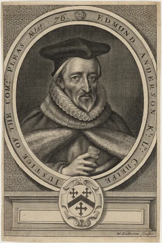 Sir Edmund Anderson, Knt. by William Faithorne, print, 1616-1691