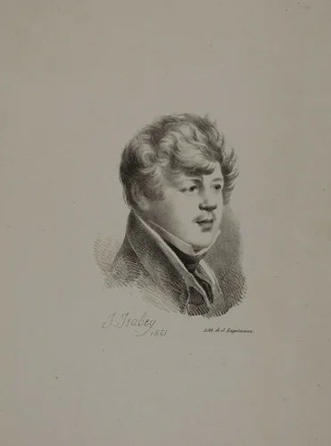 Eugène Isabey by Jean Baptiste Isabey, print, 1880