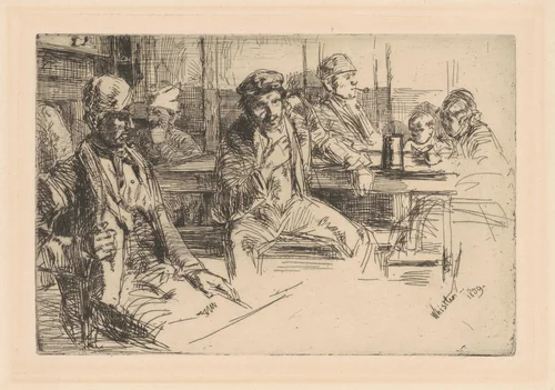 Longshoremen by James McNeill Whistler, print, 1859