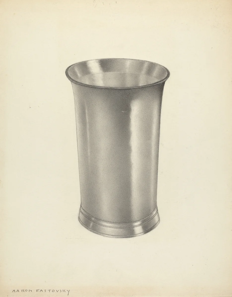 Beaker by Aaron Fastovsky, index of american design, 1937