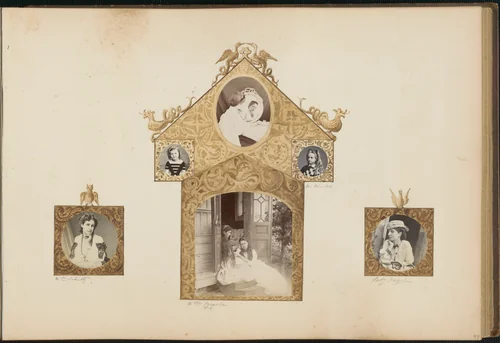 The Madame B Album by Marie-Blanche Hennelle Fournier, photograph, 1870-1879