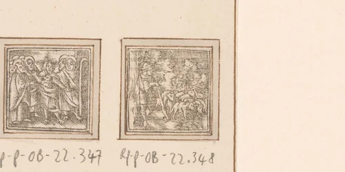 Parabel van het verloren schaap by anonymous, print, 1590