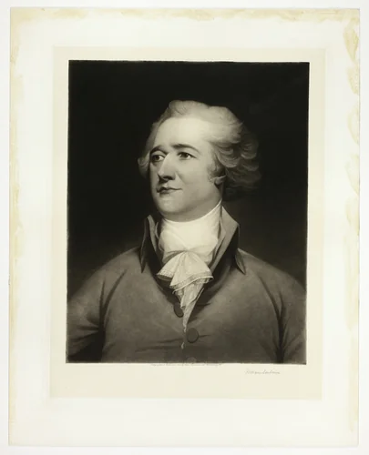 Portrait of Alexander Hamilton by William Sartain, print, 1895
