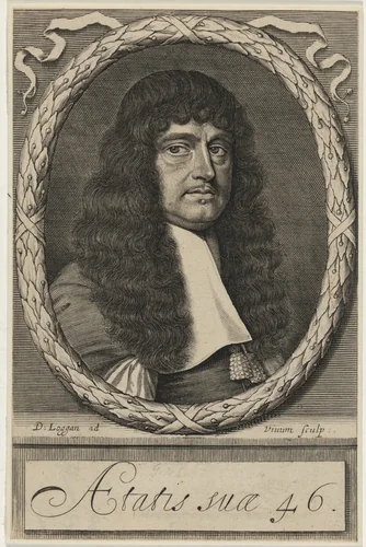 Sir George Wharton, Royalist and Astrologer by David Loggan, print, 1635-1700