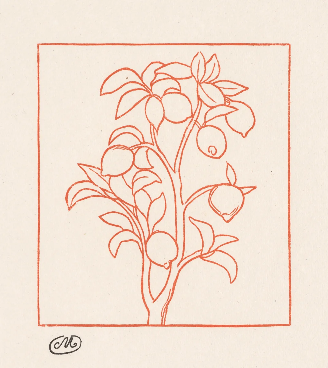 The Georgics: Lemon Tree (Les Géorgiques: Citronnier) by Aristide Maillol, print, 1937-1943