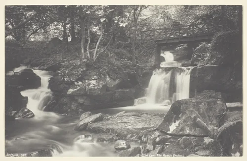 Glen Lyn, the Rustic Bridge by Francis Bedford, photograph, 1860-1894