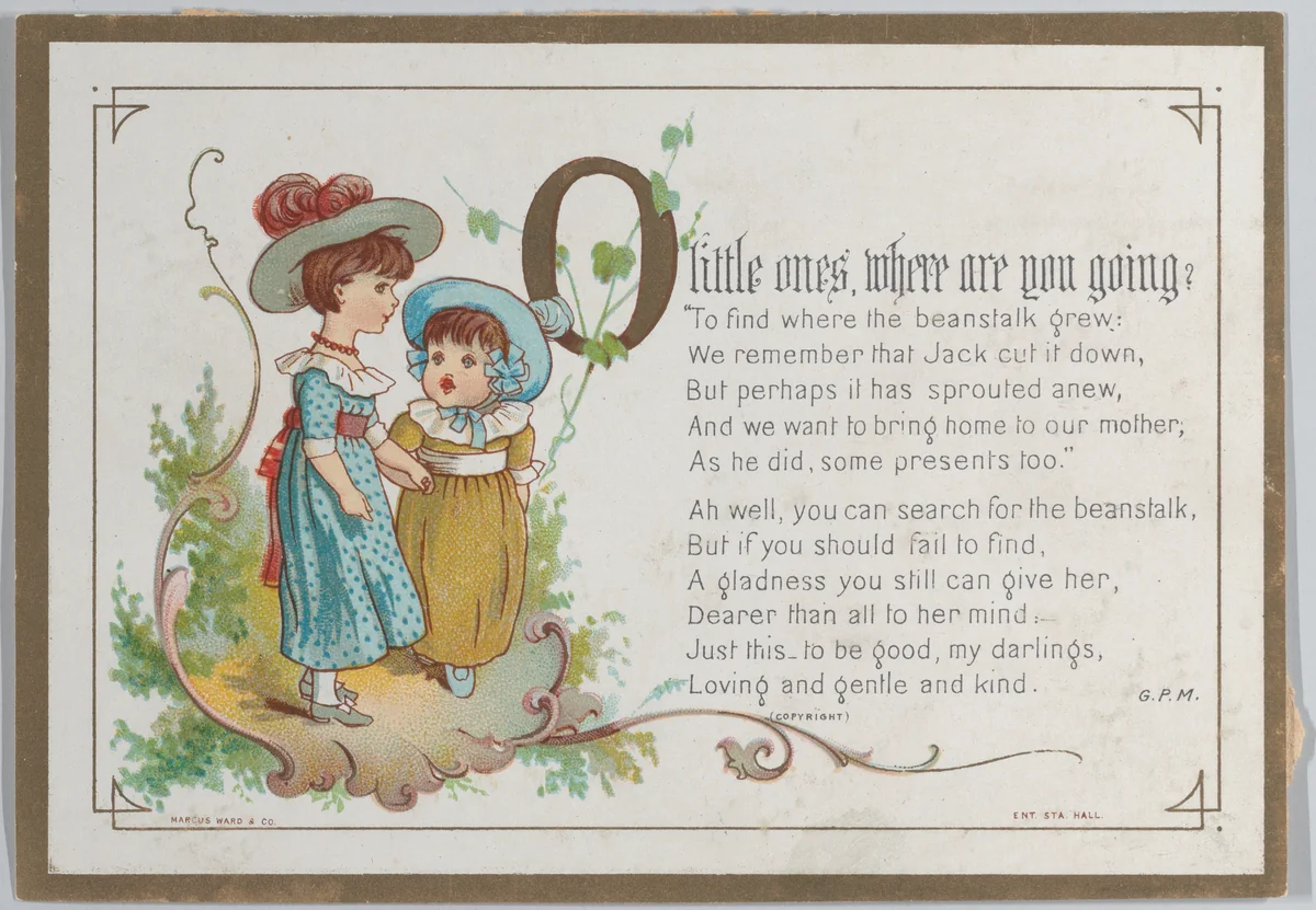 Valentine by Kate Greenaway, other, 1877