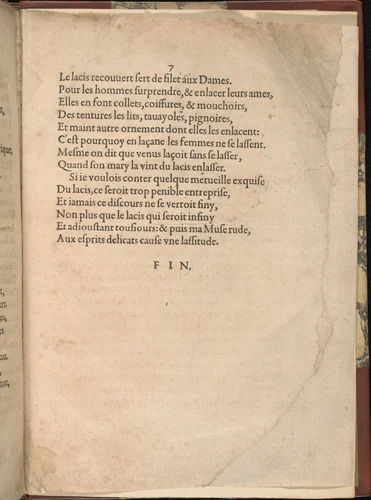 Les Secondes Oeuvres, et Subtiles Inventions De Lingerie du Seigneur Federic de Vinciolo Venitien, page 68 (recto) by Federico de Vinciolo, book, 1603