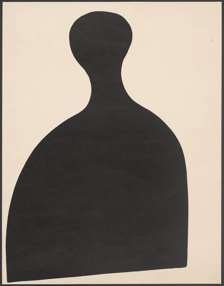 Egg Beater (Eierschläger) from Merz 5. 7 Arpaden by Hans Arp. Arp Portfolio. Second Portfolio of the Merz Publisher (Merz 5. 7 Arpaden von Hans Arp. Arp Mappe. Zweite Mappe des Merzverlages) by Jean Arp, print, 1923