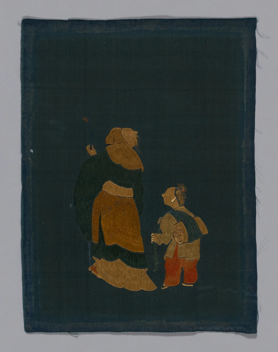 Panel (Furnishing Fabric) by China, textile, 1800-1850