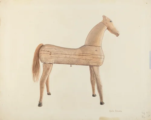 Hobby Horse by Adele Brooks, index of american design, 1935-1942