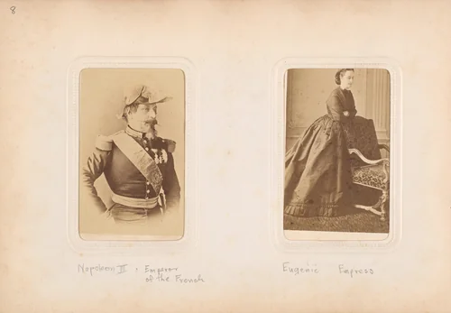 [Carte-de-Visite Album of Prominent Personages] by Mayer & Pierson, book, 1860-1879