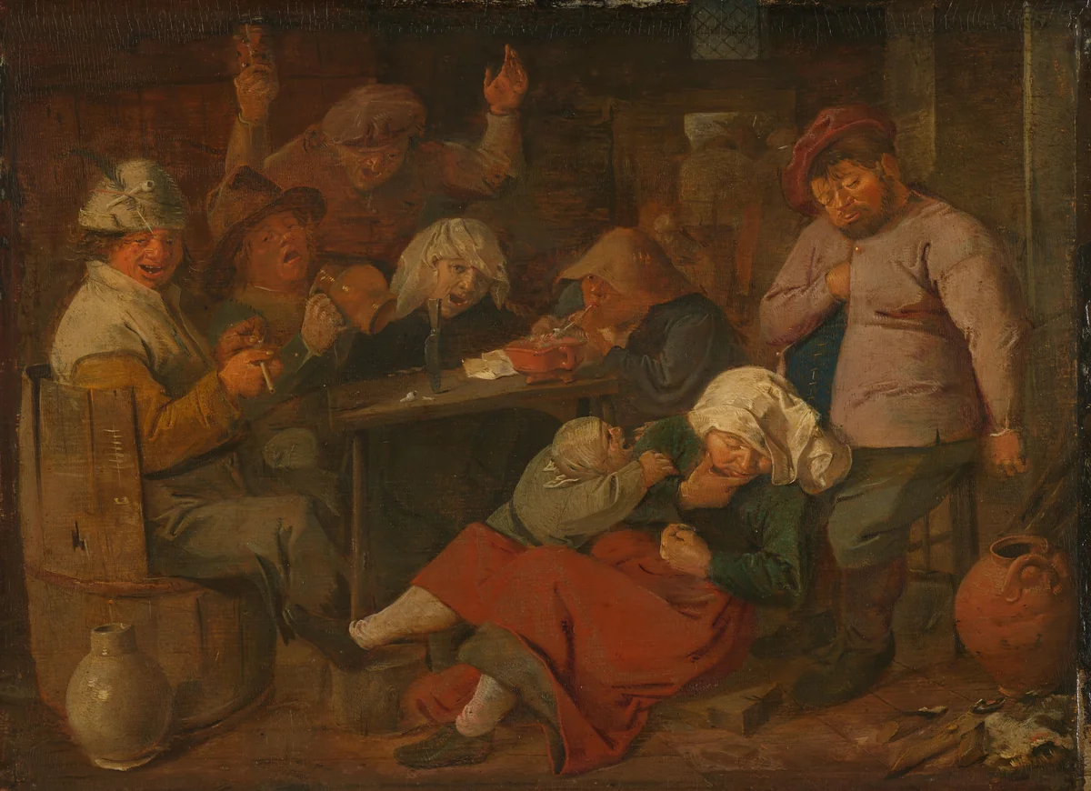 Untitled by Adriaen Brouwer, painting, 1625-1630