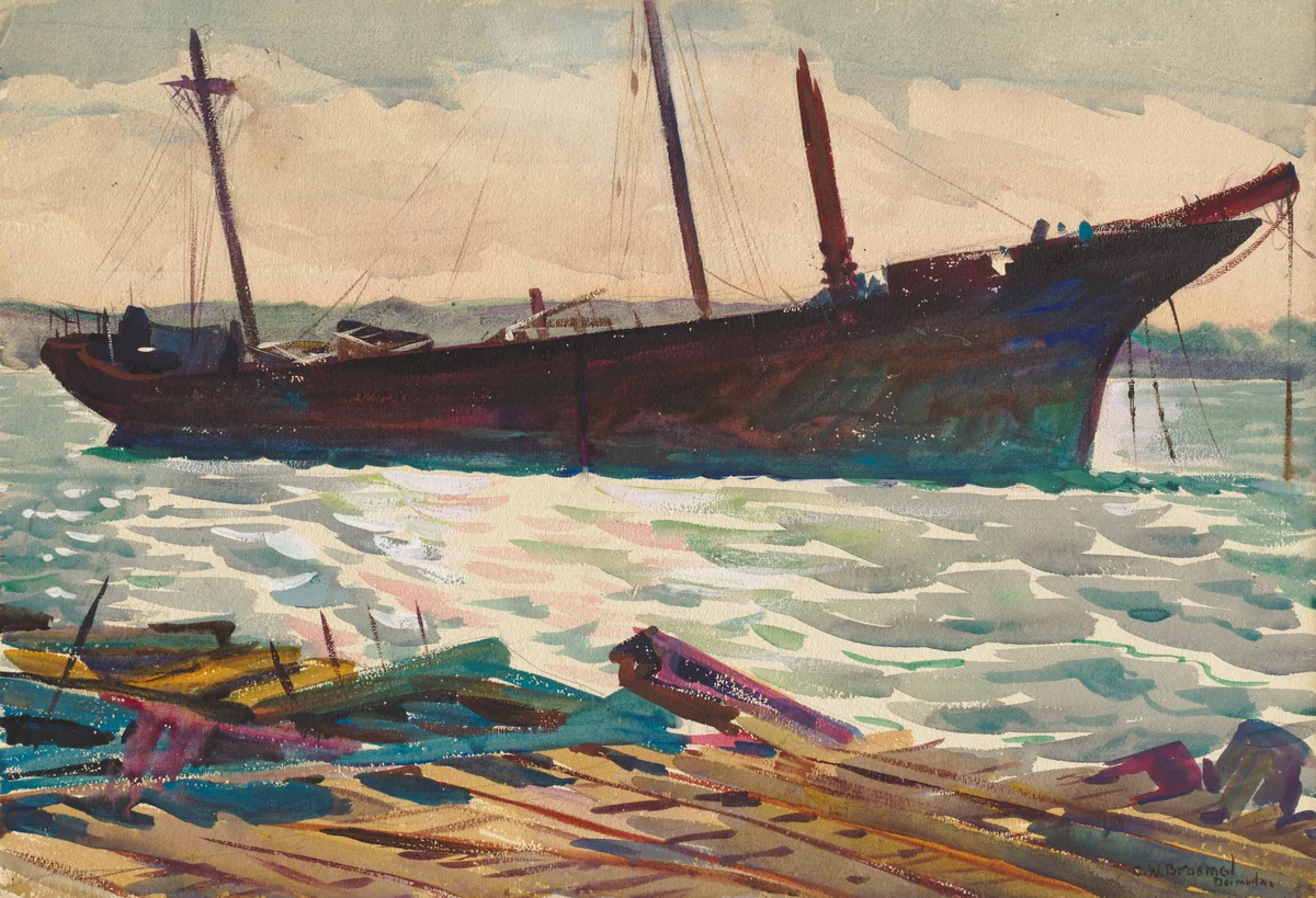 Dancing Light of Morning by Carl William Broemel, drawing, 1920-1925