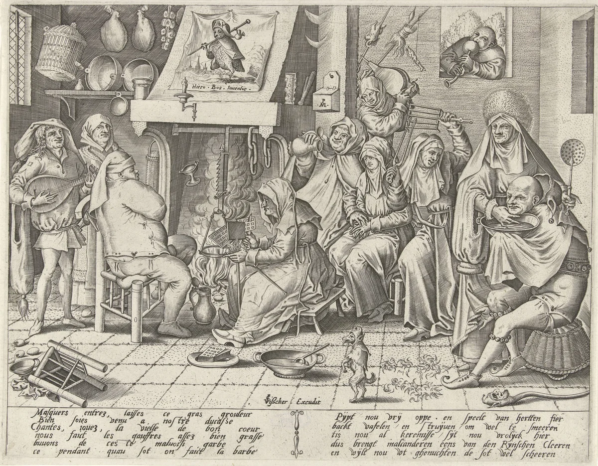 Vastenavond by Unknown, print, 1567
