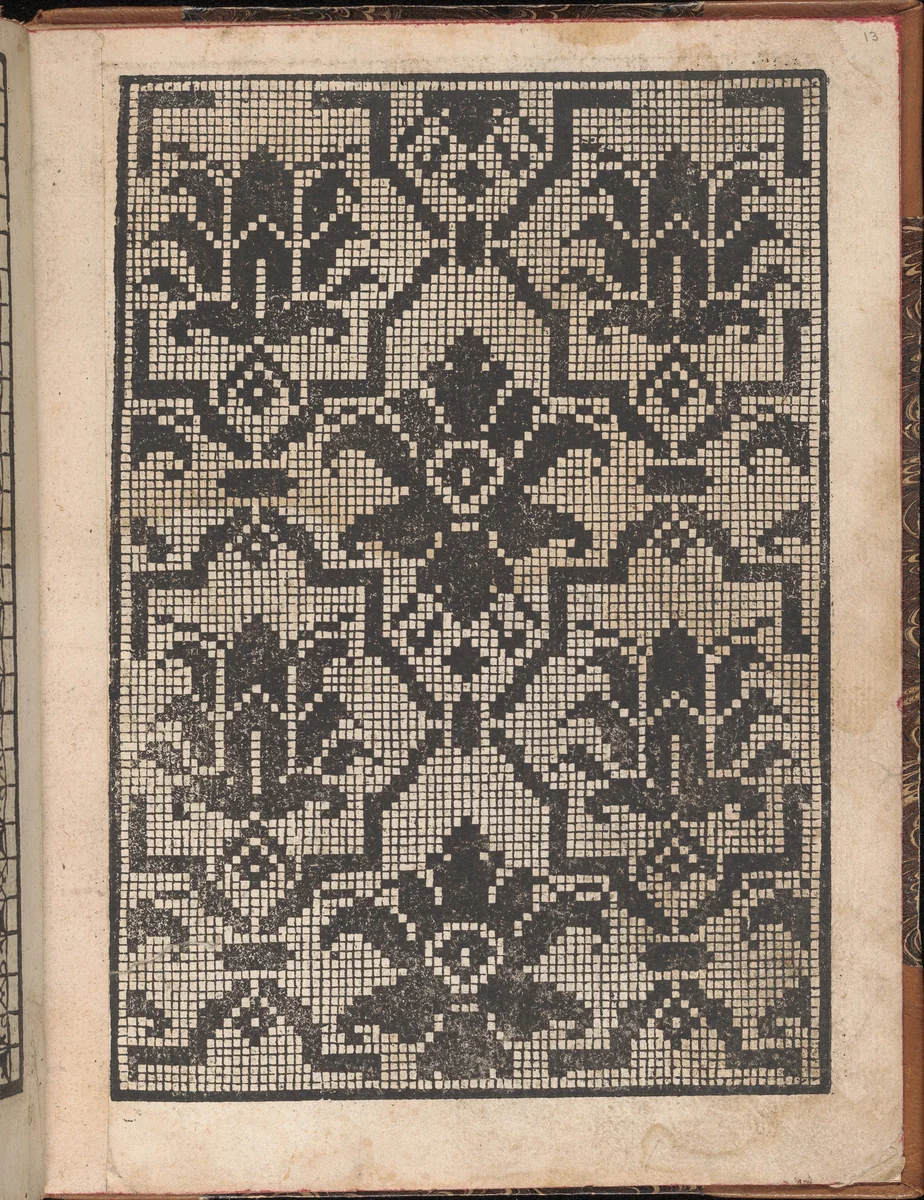 Spechio di pensieri delle belle et Virtudiose donne, page 13 (recto) by Matteo Pagano, book, 1546