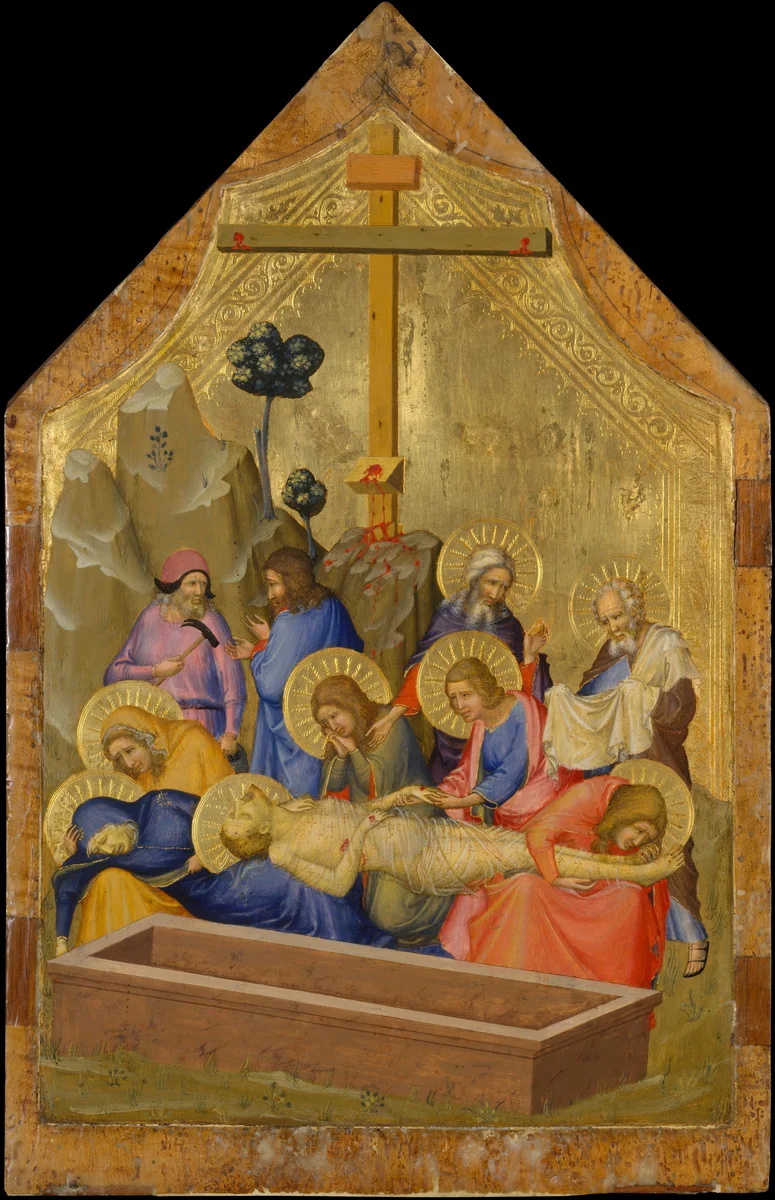 The Lamentation by Master of the Codex of Saint George, painting, 1330-1335