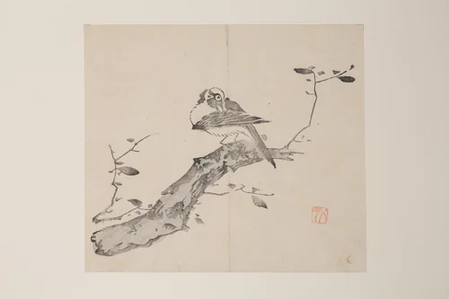 Page from the Ten Bamboo Studio Manual of Painting and Calligraphy by Hu Zhengyan, print, 1633