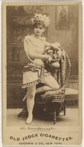 Sundereggle, from the Actors and Actresses series (N171) for Old Judge Cigarettes by Goodwin & Company, photograph, 1886-1890