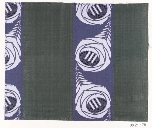 Textile sample by Unknown Designer, textile, 1900