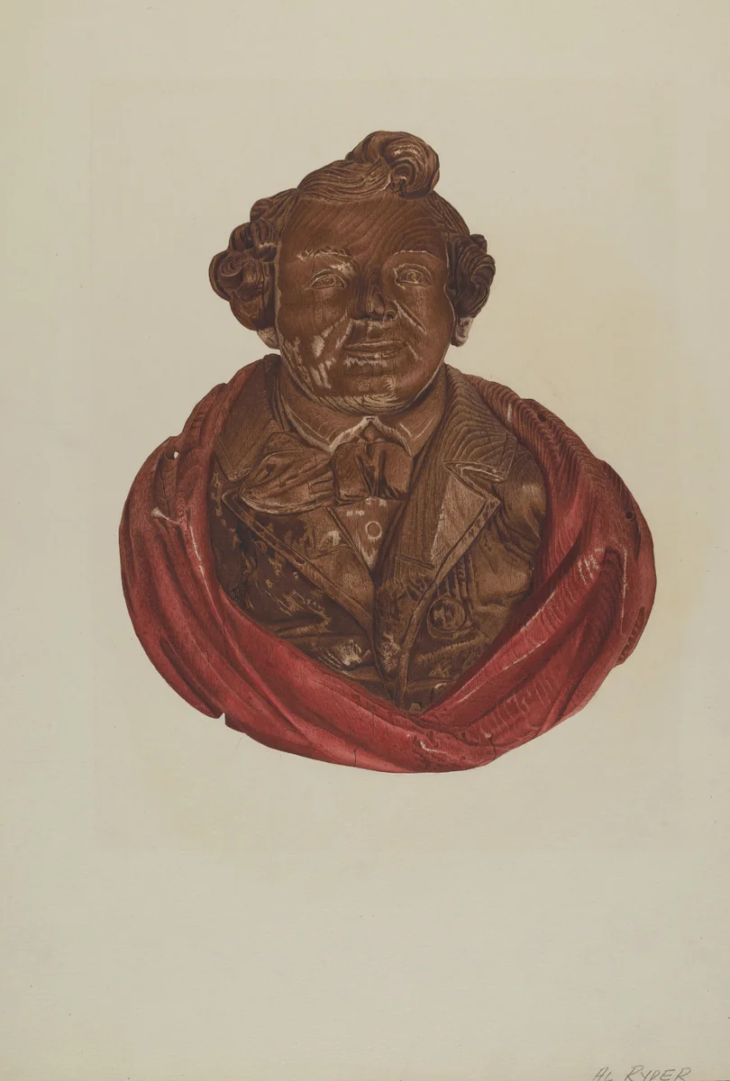 Ship's Sternpiece by Albert Ryder, index of american design, 1939